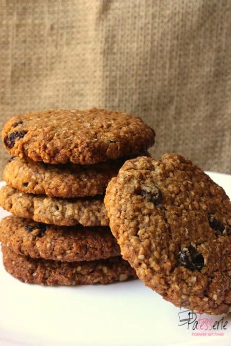oatmeal cookies, patesserie.com, arbeidsvitaminen