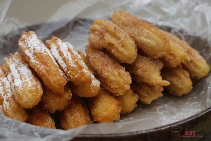 traditionele churros, patesserie, spaans