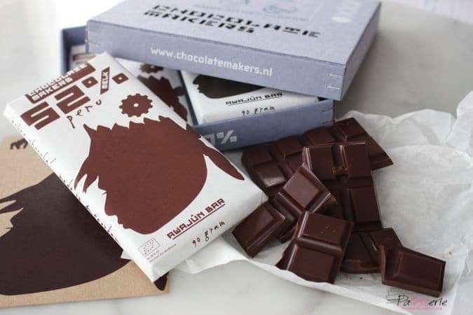 Awajún bar 52%, chocolatemakers, patesserie.com, chocolade