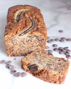 Glutenvrije bananencake met chocolade