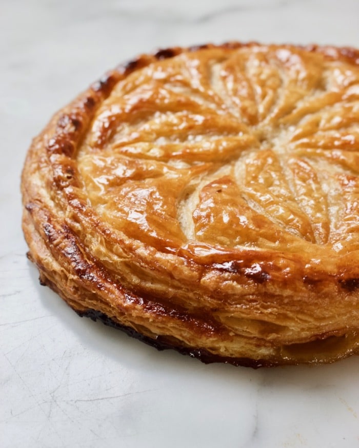 pithivier taart met appel en honing