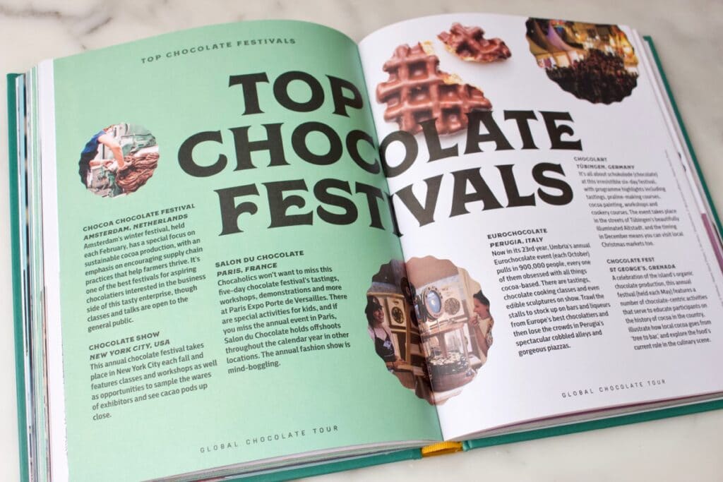inzage in de lonely planet chocolade met tips voor de top chocolate festivals