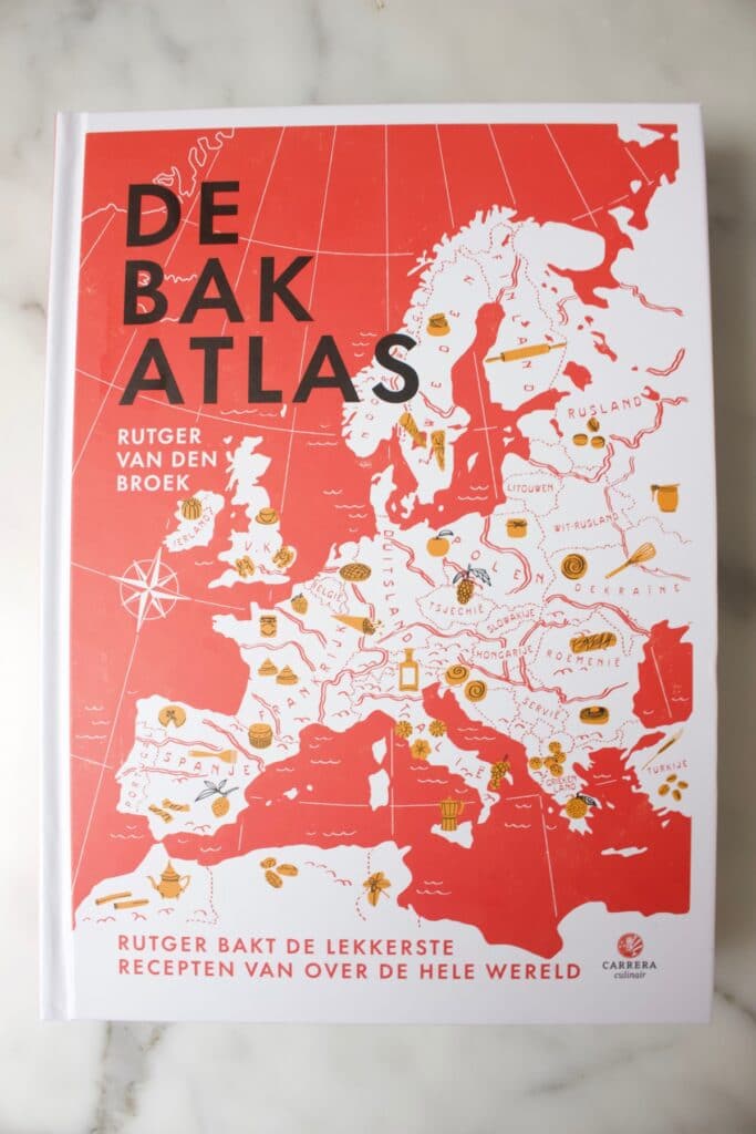 voorkant van de bak atlas, boek van rutger van den broek