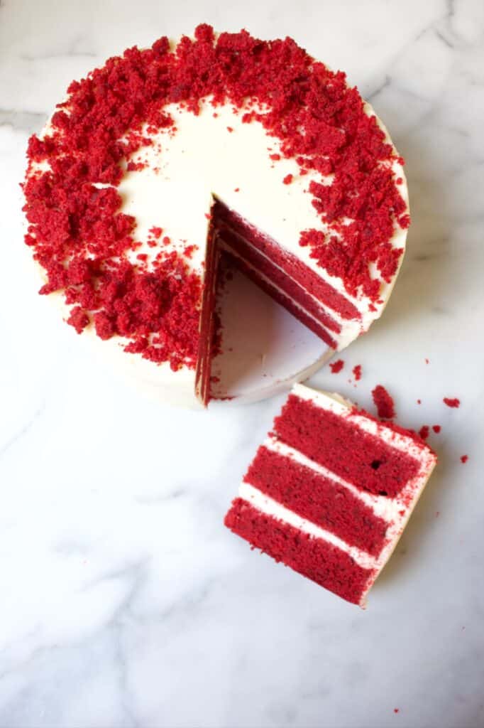 Red velvet taart recept PaTESSerie.com