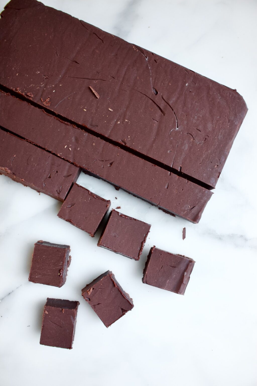 Chocolade fudge maken, snel en eenvoudig recept (2 ingredienten)
