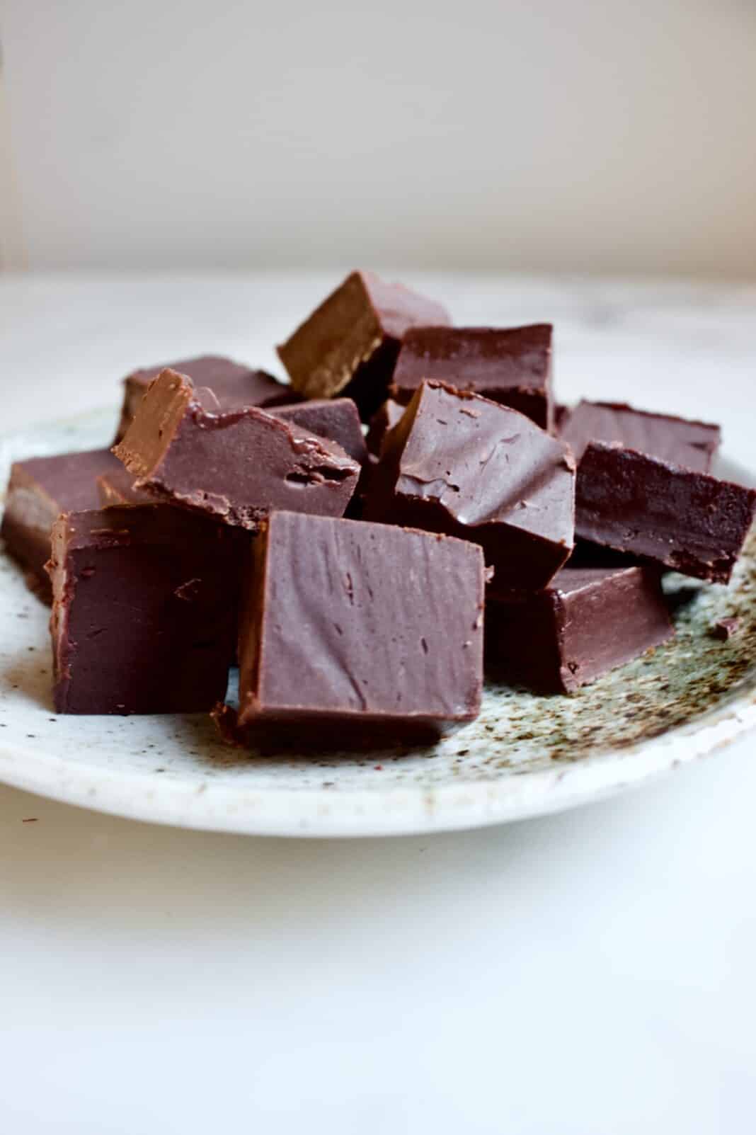 Chocolade fudge maken, snel en eenvoudig recept (2 ingredienten