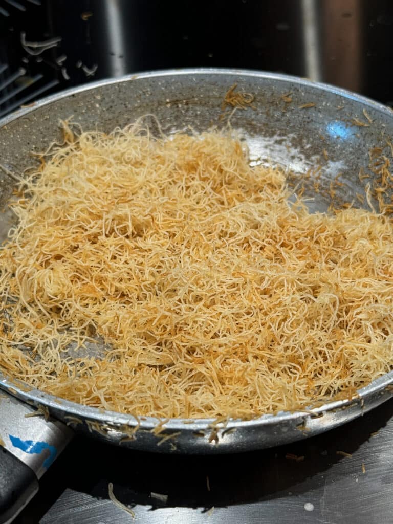 gebakken kadayif