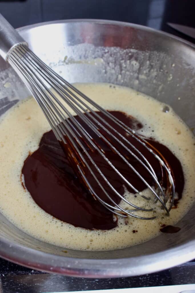 beslag met chocolade herbivoor lava cake