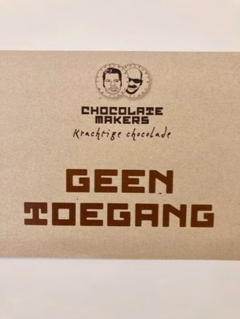 Chocoladefabriek bezoeken van de Chocolatemakers, geen toegang