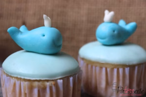 fondant walvissen, patesserie.com, cupcakes
