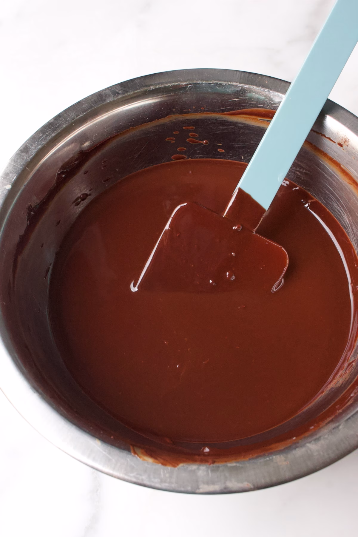 kom gesmolten chocolade